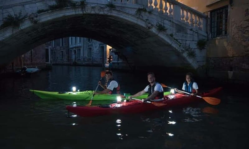 Venice: Guided Canal Kayak Tour at Day, Night, or Sunset - How much time you’ll actually be paddling