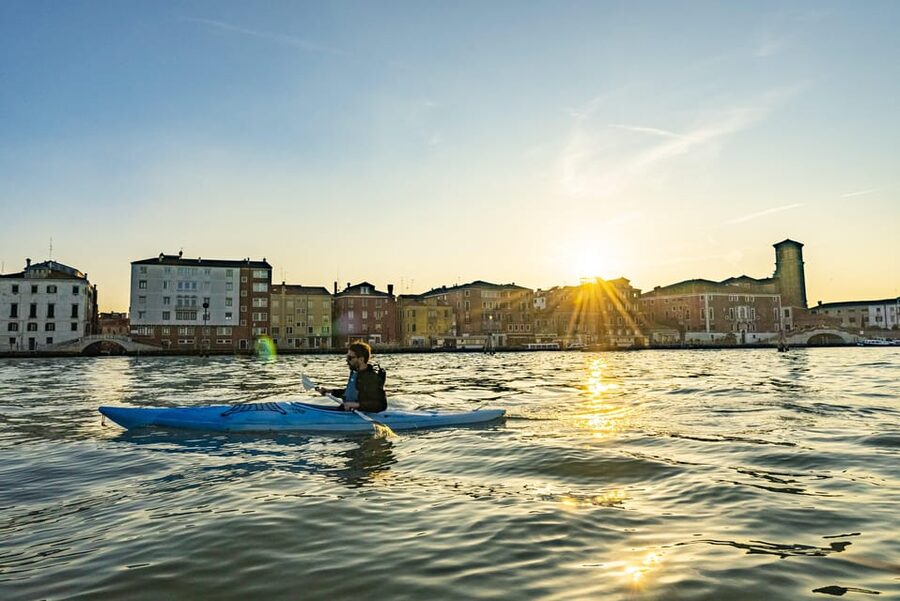 Venice: Sunset Kayak Tour in the Canals - The rowing-club visit: why it changes the whole feeling