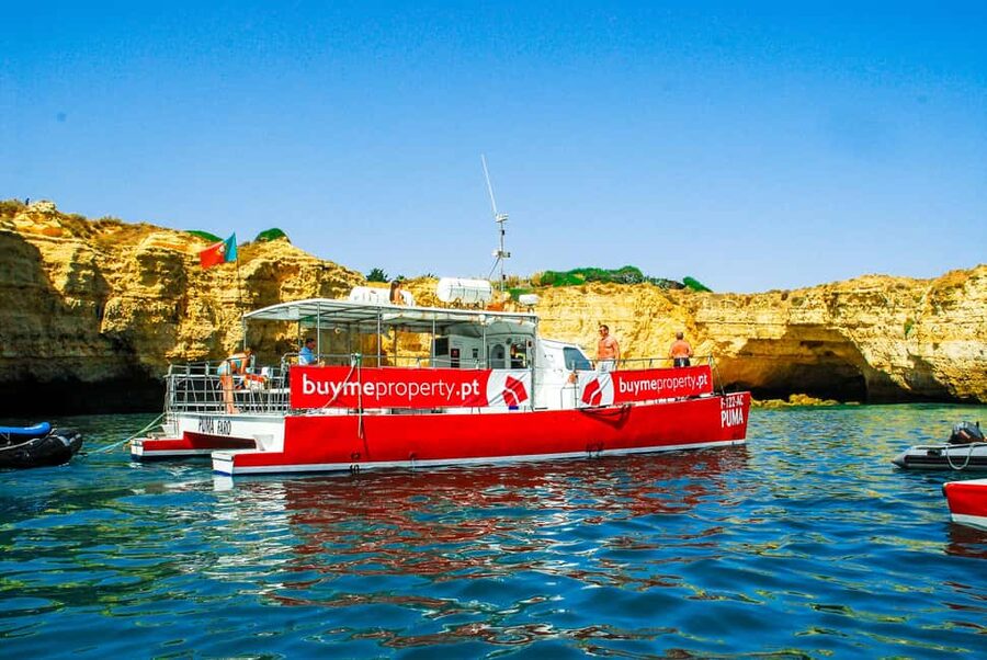 Vilamoura: Benagil Cave Boat Trip with Beach BBQ and Kayak - Kayak and paddle included: fun water time, not an afterthought