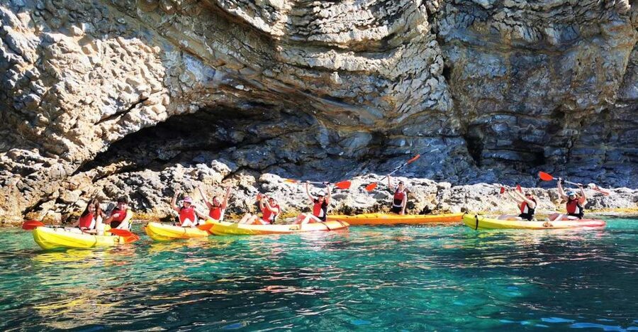 Villajoyosa: Kayak trip - The early paddling stops: Bol Nou, l’Esparrelló, and La Caleta