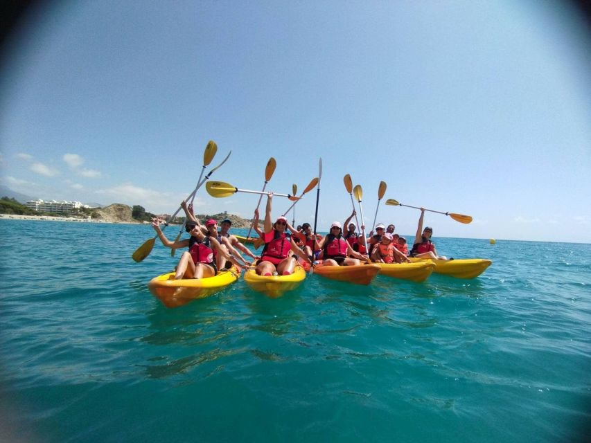 Villajoyosa: Kayak trip - Cala El Xarco and Torre del Xarco: the view you turn around for