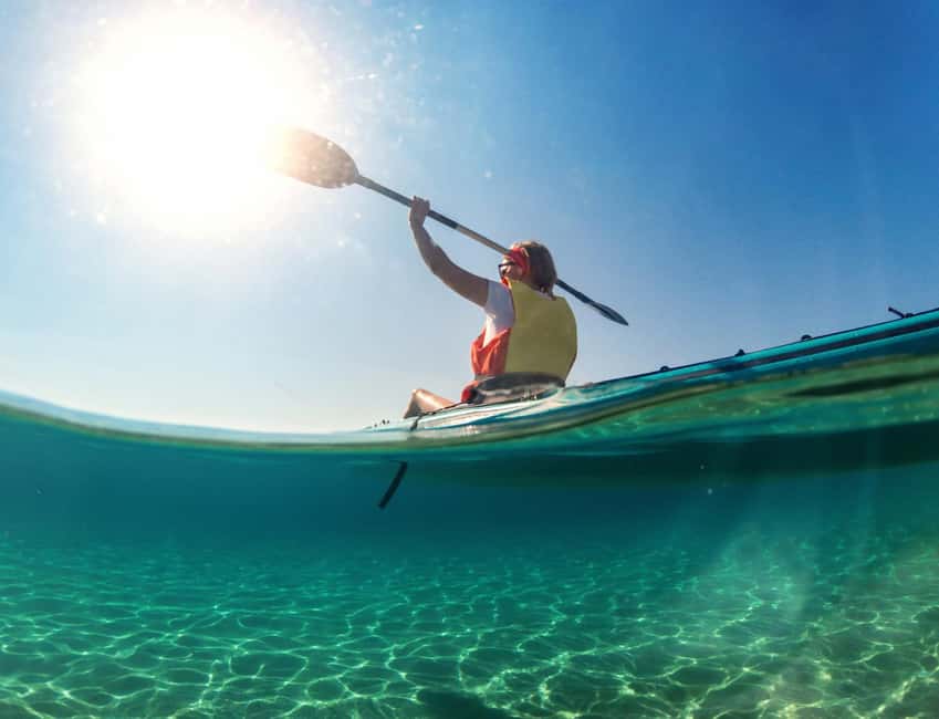 Water activity, kayak tours with a guide, cliff jumping - Key highlights at a glance