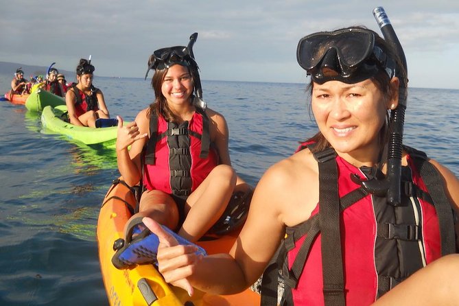 Waterfall Hike and Kayak Snorkel & Paddle from Makena - Snorkeling in Makena Bay: about 45 minutes with marine-life chances