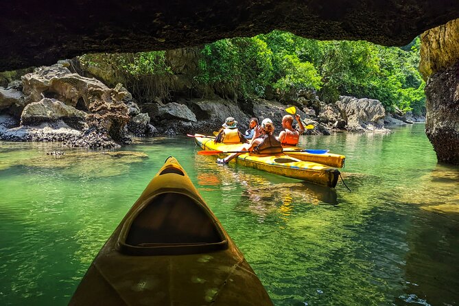 What a great combination, day cruise and night kayak with glowing biolumenescent - 11:00 Kayaking Through K.A Cave and Bats Cave