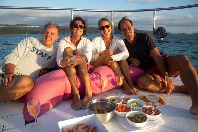 Whitsunday Islands Sail, SUP & Snorkel Tour- Small group - What you eat onboard: morning tea platters and a real lunch