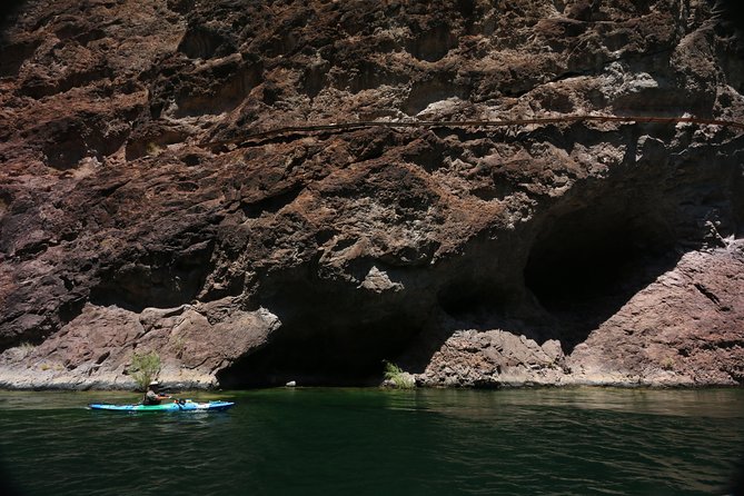 Willow Beach Colorado River Kayak Day Trip with Lunch - Emerald Cave photos: the narrow-channel highlight