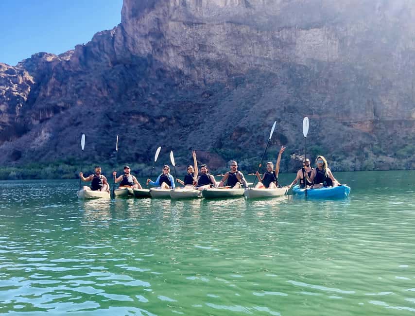 Willow Beach: Half-Day Emerald Cave Kayak Tour- 3 Caves in 1 - Entering the Colorado River world from Willow Beach