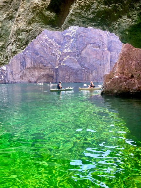 Willow Beach: Half-Day Emerald Cave Kayak Tour- 3 Caves in 1 - Emerald Cave: what the glow is really like (and how to get your best photos)