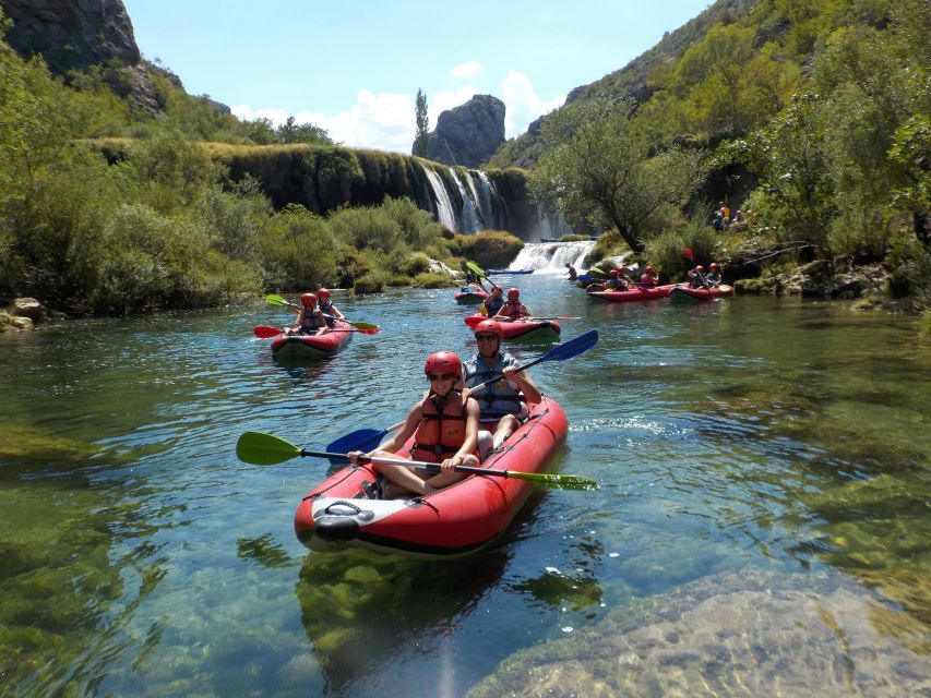 Zadar: River Zrmanja Guided Kayak Safari & Waterfalls - Swimming breaks in crystal-clear water: the best reason to book