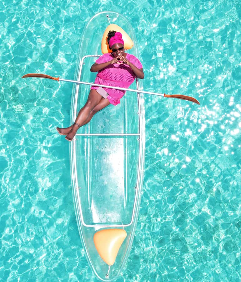 Zanzibar: Transparent Kayak and Drone (with Pickup Included) - Drinks Included: A Small Comfort With Real Value