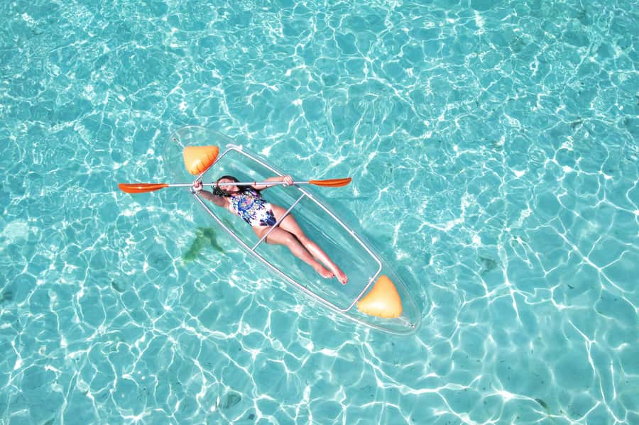 Zanzibar: Transparent Kayak and Drone (with Pickup Included) - Value for $45: Why This Cost Can Make Sense