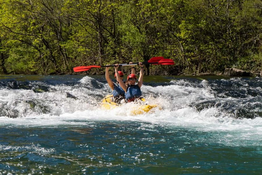 Zrmanja River: Half-Day Guided Kayaking Tour Near Zadar - Rapids reality check: the 3-meter drop rule and the 12-meter waterfall walk